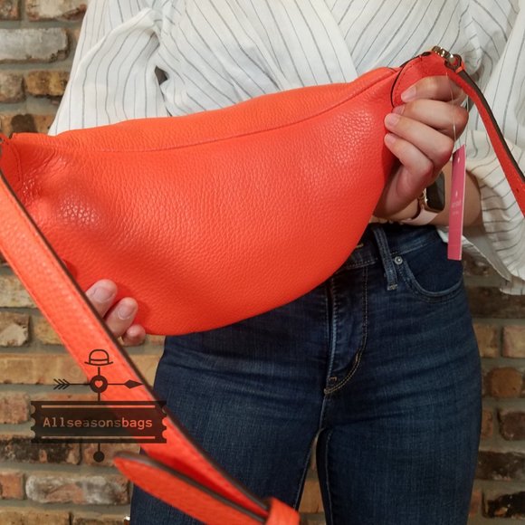 Kate Spade LEILA BELT Bag Coral Buds FANNY Belt - Picture 10 of 12